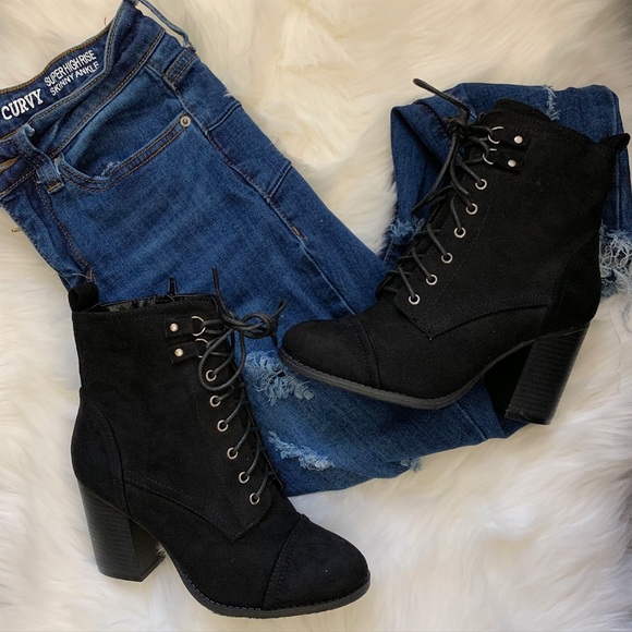 NEW Jane Booties- in Black Suede - Picture 7 of 7